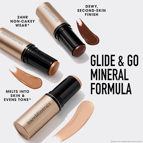 bareMinerals Complexion Rescue Skin Tint Stick - Lightweight, Hydrating, 24HR Coverage, Vegan & Cruelty-Free