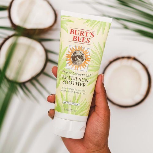 Burt's Bees After Sun Lotion - Hydrating Aloe Vera & Coconut Oil for Sunburn Relief | 6 oz