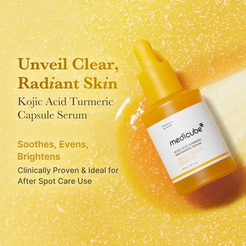 Medicube Kojic Acid Brightening Duo - Cream & Serum for Tone Renewal and Radiance Care