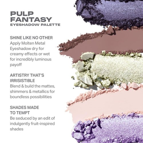 Morphe Pulp Fantasy Artistry Palette - Foil-Effect Eyeshadow with Matte & Shimmer Finishes - 0.35 oz