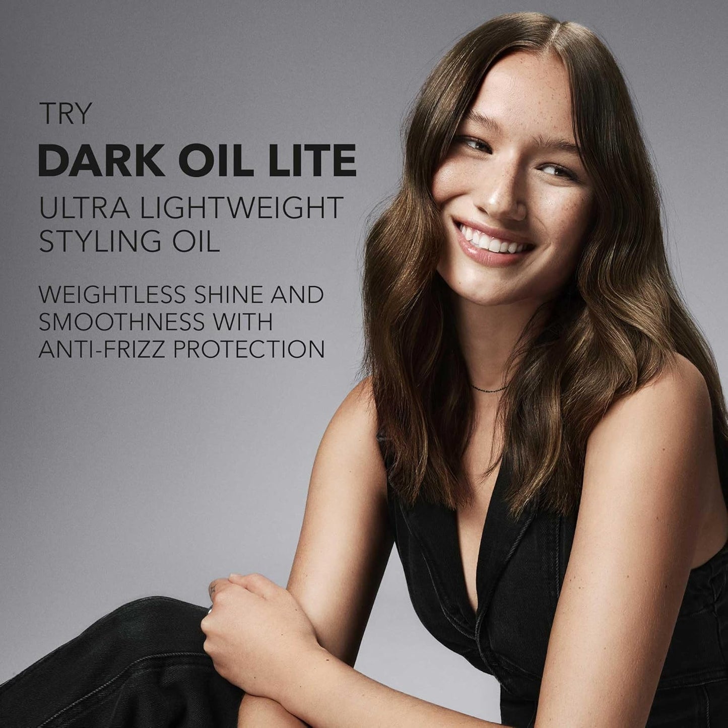 Sebastian Professional Dark Oil Lite - Ultra Light Styling Hair Oil | 1 Fl Oz for Effortless Shine