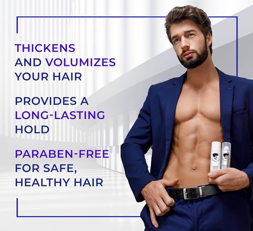Avenue Man Extreme Hold Hairspray - Travel Size Frizz-Control Spray for Men - Lightweight & Humidity-Resistant - 1.76 oz