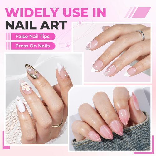 UNA GELLA Gel Nail Glue No U/V Light 15ml Super Strong Nail Glue for Press On Nails & Clear Acrylic Nails Tips Air-dry Strong-hold Formula