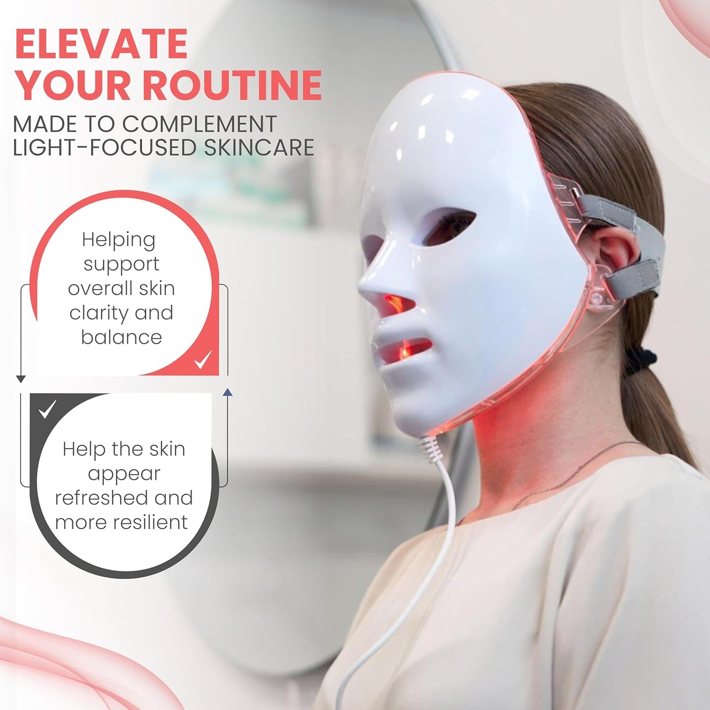 Skiennix Red Light Therapy Activation Serum - Deep Penetration with Green Tea & Hyaluronic Acid | Enhances Skin for Devices, Reduces Fine Lines & Wrinkles – 1 oz