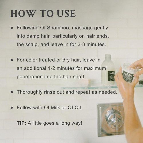 Davines OI Conditioner - Hydrating Cream for All Hair Types | Accelerates Drying & Adds Shine - 8.45 Fl Oz