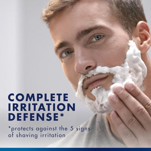 Gillette Shave Gel - 3X Action Formula for Sensitive Skin - Twin Pack, 7 Oz Each