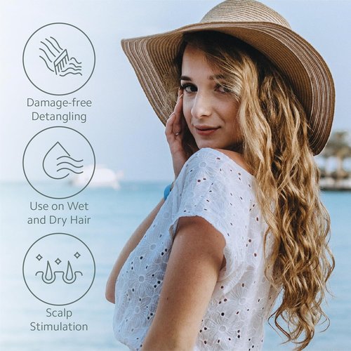 KP3 Kona Paddle Brush - Professional Styling Tool for Smooth, Sleek Hair