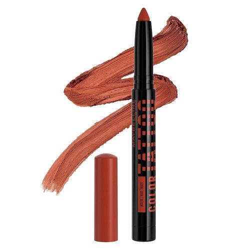 MAYBELLINE Color Tattoo Eye Shadow Stix - Longwear Multi-Use Makeup in I Am Powerful (Rust Matte)