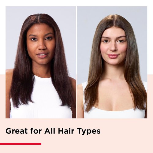 REVLON Ceramic Coated Flat Iron - Fast Heating Hair Straightener for Smooth Results | Travel-Friendly Black