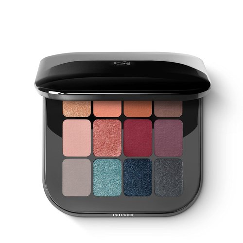 KIKO Milano Cult Colours Eyeshadow Palette - 12 Blendable Shades for Effortless Looks