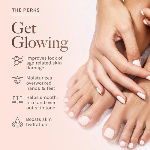 Reserveage Nutrition Hydrating Hand & Foot Cream - Pro-Collagen Booster & Copper Peptides, 2.5 oz
