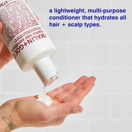 MALIN+GOETZ Cilantro Hair Conditioner - Hydrating & Detangling Formula with Shea Butter | Vegan & Cruelty-Free (8 oz/16 oz/Refill)