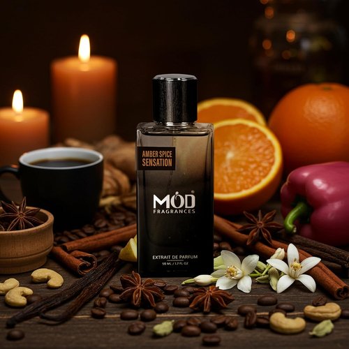 Mod Fragrances Amber Spice Sensation Perfume - Long Lasting Women's Fragrance | 50ml Extrait De Parfum