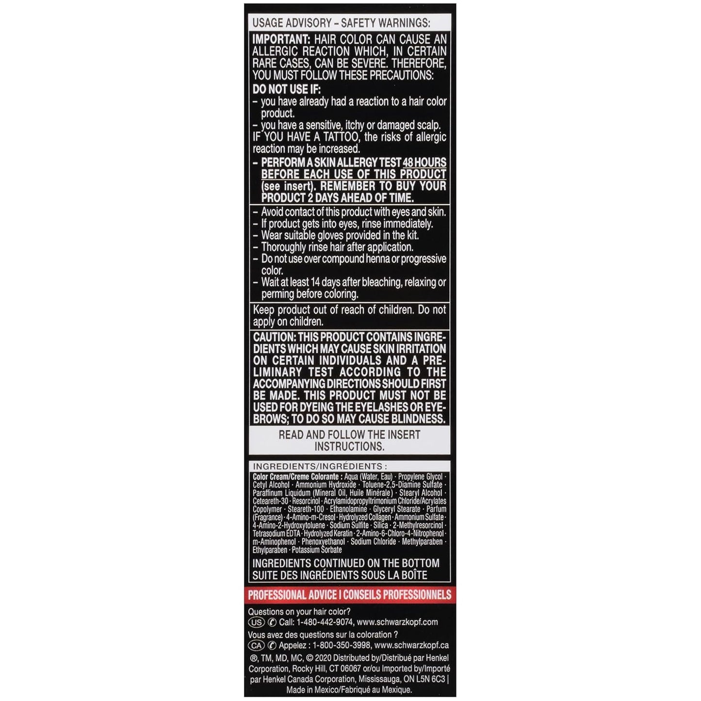 Schwarzkopf Keratin Color Permanent Hair Color Cream - 4.68 Dark Auburn, 1 Kit for Vibrant Color