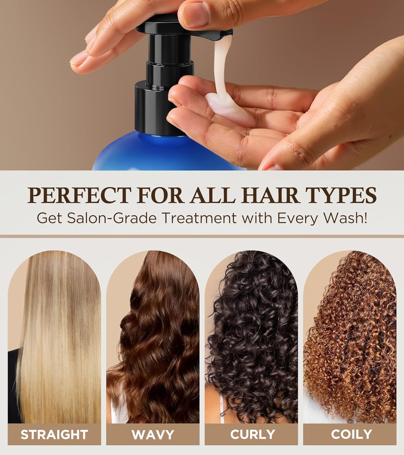 Skiennix 99% Pure Biotin Shampoo - 3X Thicker Hair Growth & 80% Less Hair Loss | 11.83oz Nourishing Formula
