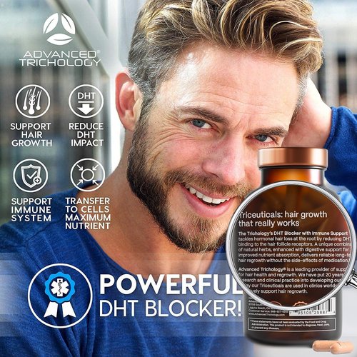 Regine Switzerland DHT Blocker - Hair Growth Supplement for Thinning Hair | Approved by American Hair Loss Association