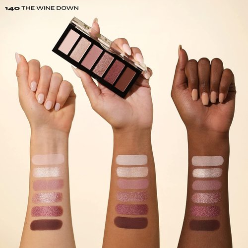 Milani Gilded Mini Eyeshadow Palette - 6 Matte & Shimmer Hues in The Wine Down Color