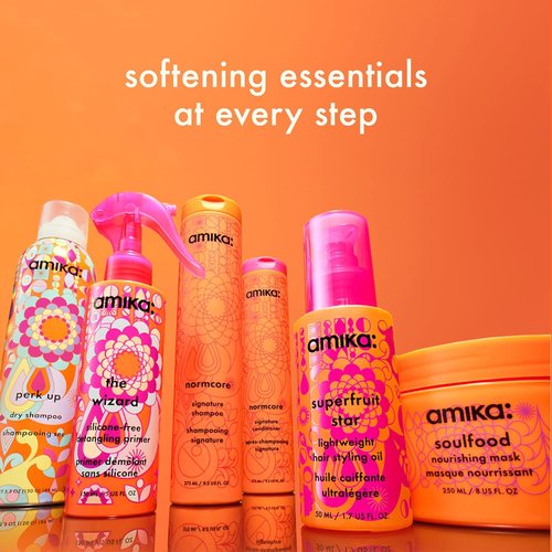 Amika The Wizard Detangling Primer - Silicone-Free Formula for Effortless Styling