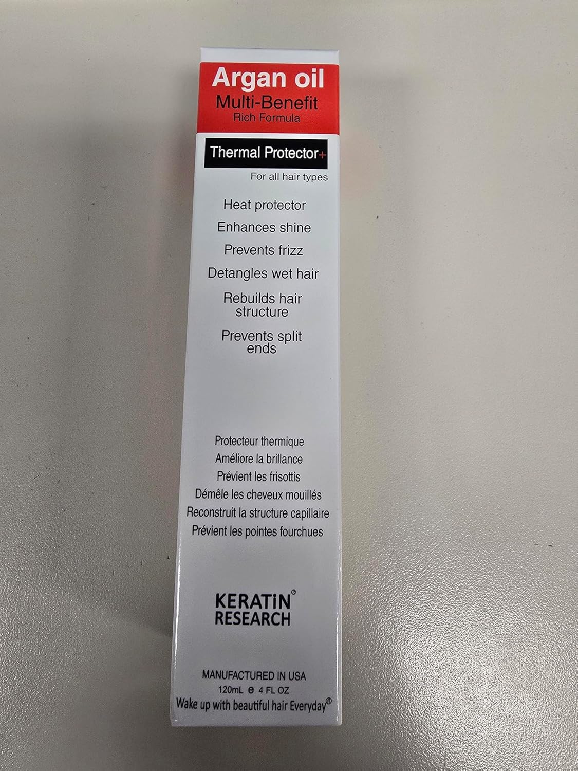 Skiennix Thermal Hair Protector Spray - Enhances Shine, Eliminates Frizz & Detangles | Heat Activated Formula