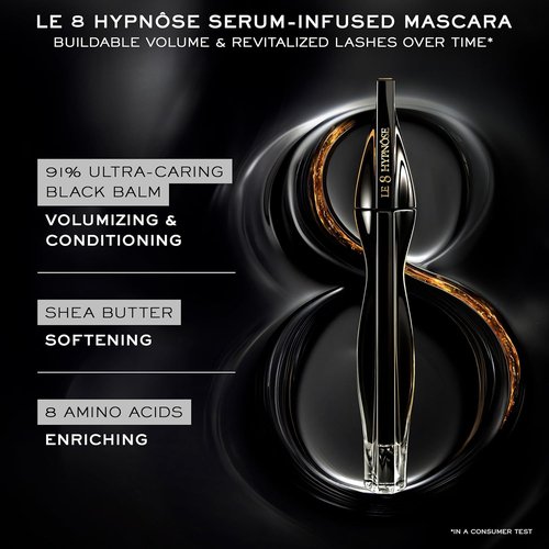 Lancôme Le 8 Hypnôse Mascara | Serum-Infused Volumizing Formula for Plush, Long-Lasting Lashes