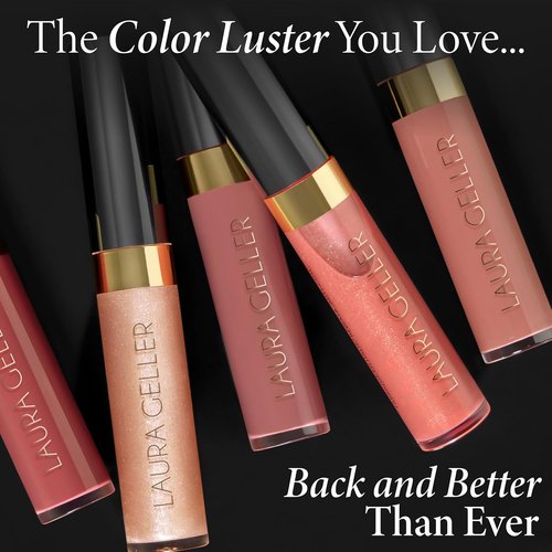Laura Geller New York Color Luster Lip Gloss - Turkish Delight | Non-Sticky, Sheer High-Shine Finish