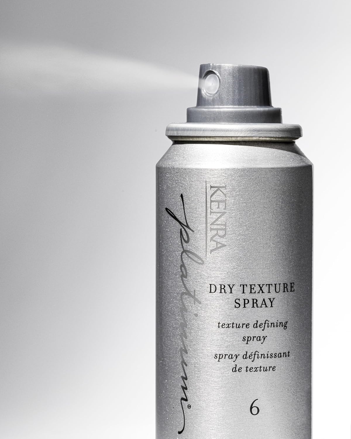 Kenra Platinum Dry Texture Spray 6 | Texture Defining Styler | Increases Texture & Fullness | Absorbs Oils & Impurities | Ultra-Lightweight, Non-Drying Formulation | All Hair Types