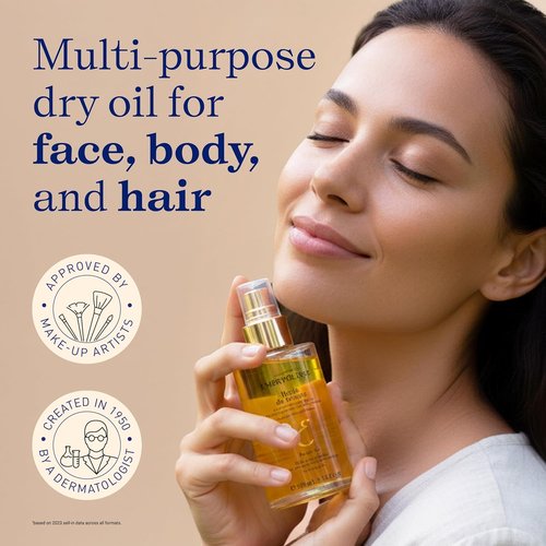 Embryolisse Body Oil - Lightweight Hydrating Oil for Face, Body & Hair - 3.38 Fl Oz