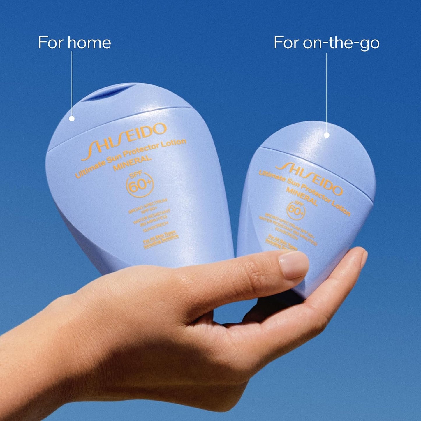 Shiseido Ultimate Sun Protector Lotion SPF 60+ | Sheer Mineral Sunscreen for Face & Body - Fragrance-Free, All Skin Types