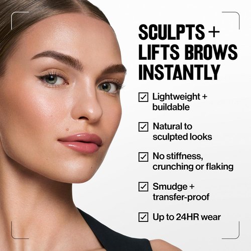 Revlon PhotoReady Brow Gel - Tinted Eyebrow Lamination with Spoolie Brush | Conditions & Defines, 801 Clear, 0.23 fl oz