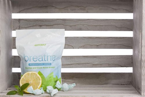 doTERRA Breathe Respiratory Drops - 30 Count | Soothing Relief for Clear Breathing (2 Pack)