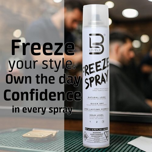 L3 Level 3 Hair Spray - Strong Hold & Long-Lasting Formula for All Hair Types