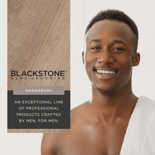 Blackstone Men's Grooming Deodorant - Aluminum-Free, Long-Lasting Sandalwood Scent (2.82 oz)