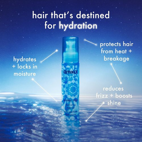Amika Water Sign Hydrating Hair Oil - Intense Moisture Conditioner Bundle | 275ml