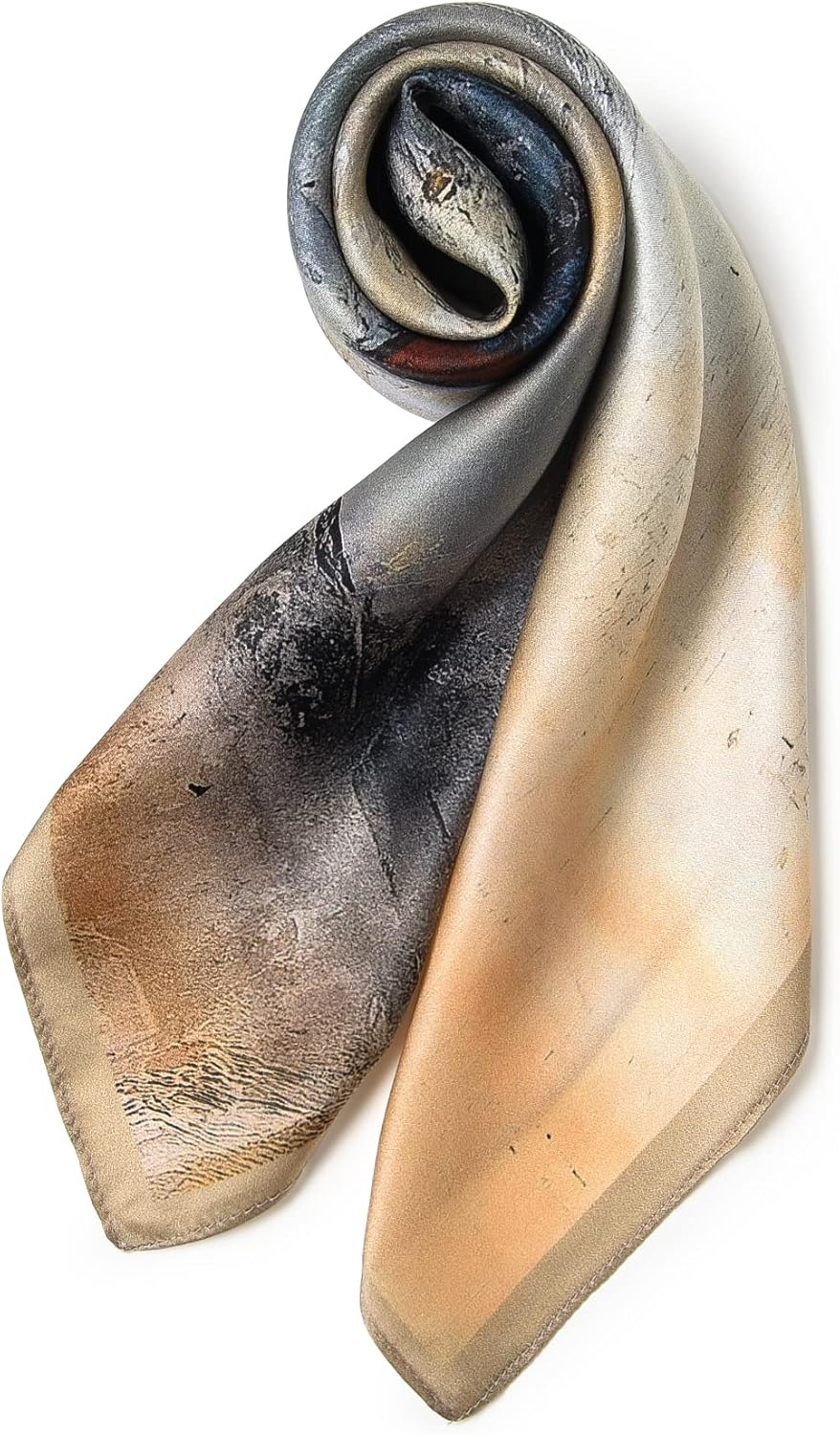 Skiennix 100% Mulberry Silk Scarf - Lightweight 25.6"x25.6" Women's Neckerchief Gift Wrapped