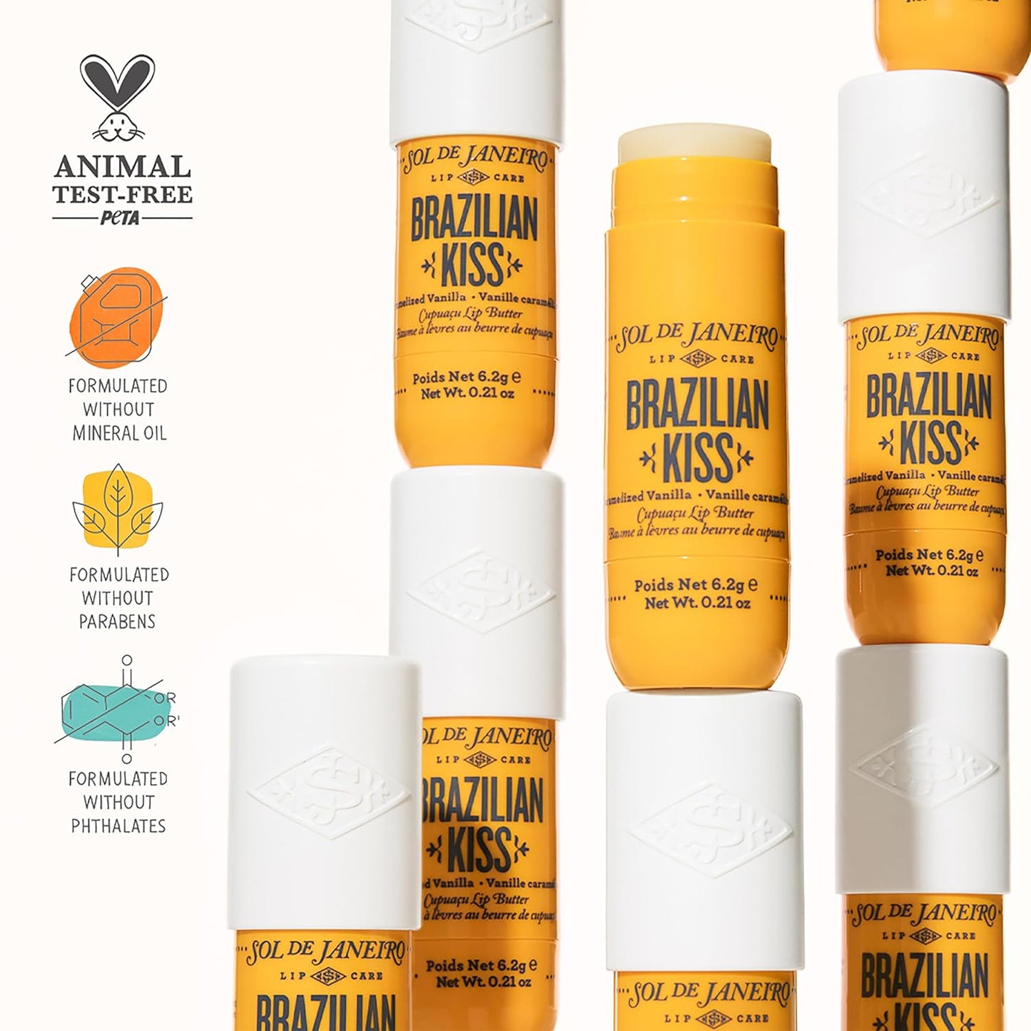 Sol de Janeiro Hand Cream & Brazilian Kiss Cupuacu Lip Butter Duo - Travel Size Set
