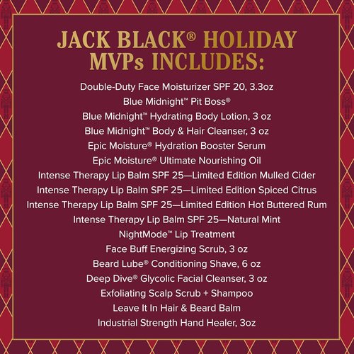 Jack Black Body Collection Set for Men - Nourishing Body Wash, Deodorant & Lotion | Complete Grooming Kit