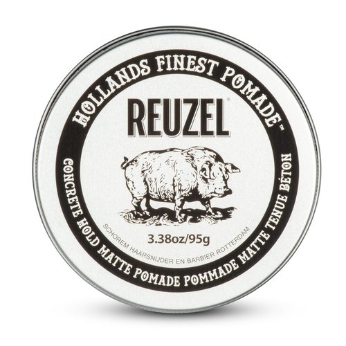 Reuzel Extreme Hold Matte Pomade - Strong All-Day Hold, Water Soluble, No Shine, Flake-Free, Easy Wash Out