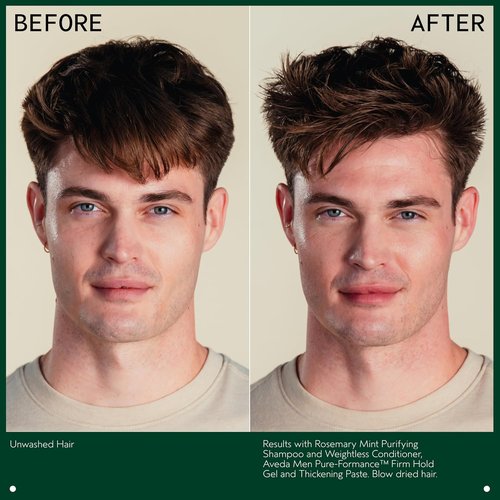 Aveda Men - Pure-Formance Thickening Paste for Fuller Hair - 3.4 oz | Lightweight & Non-Greasy
