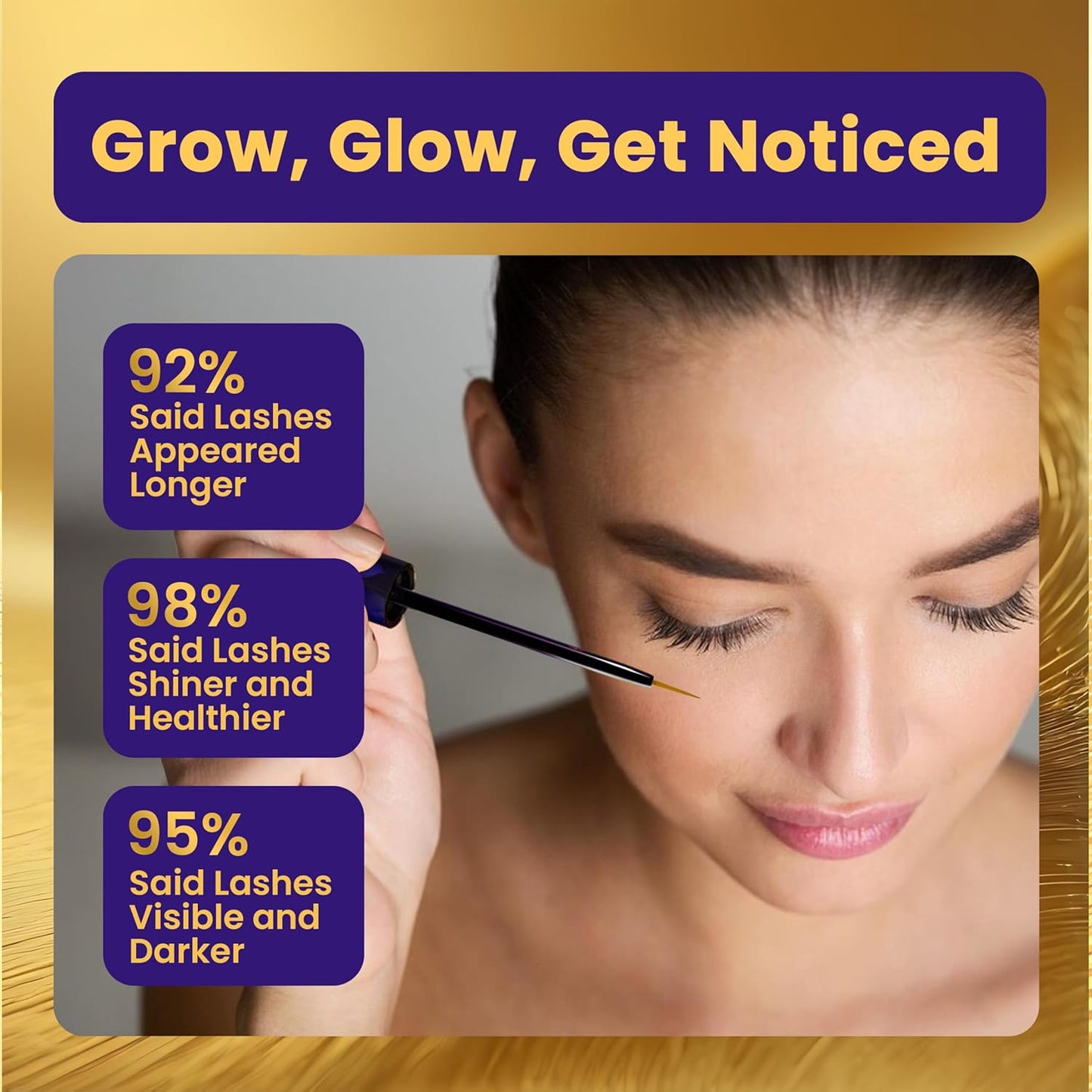 Skiennix Eyelash Growth Serum - Prostaglandin-Free Formula for Thicker, Longer Lashes | Vegan & Cruelty-Free, 3ml
