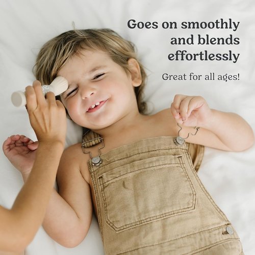 Roe Wellness - Kids SPF 50 Brush-On Mineral Sunscreen Powder | EWG Approved, Reef-Friendly, Easy Application
