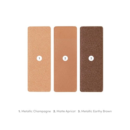 Jane Iredale PurePressed Eye Shadow Triple - Highly Pigmented Mineral Color | Long-Lasting & Crease-Resistant Formula for Sensitive Eyes