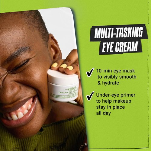 Kiehl's Avocado Eye Treatment - Nourishing Under Eye Cream for Puffiness & Dark Circles | Caffeine Infused