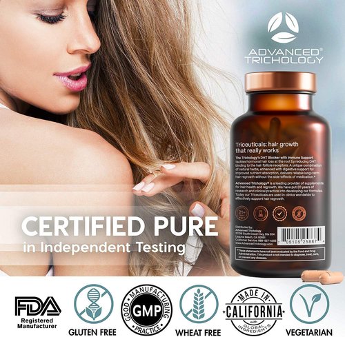 Regine Switzerland DHT Blocker - Hair Growth Supplement for Thinning Hair | Approved by American Hair Loss Association