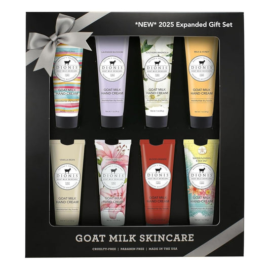 Dionis Goat Milk Hand Cream - Nourishing Moisturizer | 1 oz Size, Pack of 8