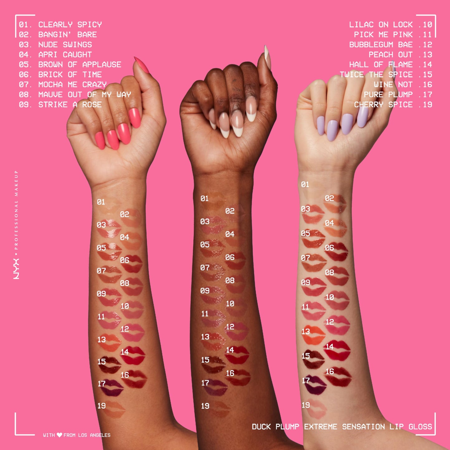 NYX PROFESSIONAL MAKEUP Duck Plump High Pigment Plumping Lip Gloss with Spicy Ginger, Vegan Lip Makeup - Wine Not ( Reddish Brown)