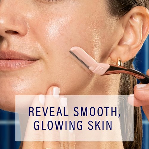 Schick Hydro Silk Dermaplaning Wand - Women's Face Dermaplaning Tool with 6 Refill Blades