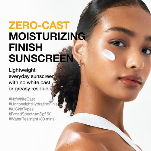 Anua Zero-Cast Moisturizing Sunscreen SPF 50 - Glow-Enhancing, Oil-Free Formula with Hyaluronic Acid & Niacinamide | 1.69 fl oz