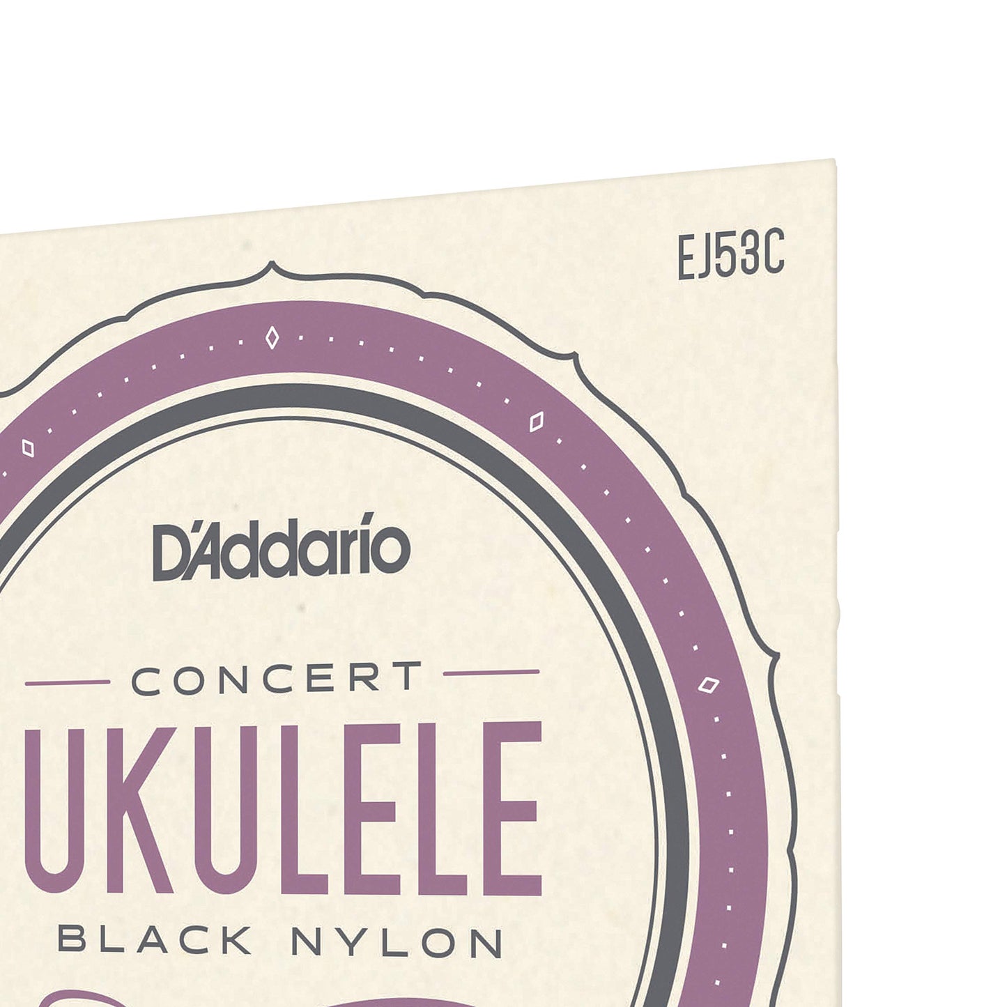 D'Addario Baritone Ukulele Strings, Fluorocarbon, EJ99B, 4-String Set, Pack of 1
