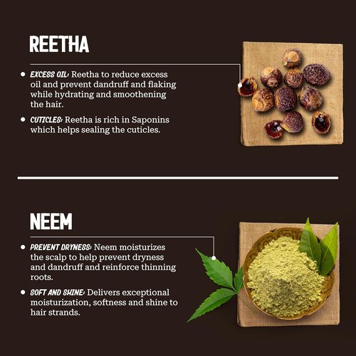 Neem & Reetha Nourishing Conditioner by Herbal Care | Repairs & Nourishes All Hair Types - 10 fl oz