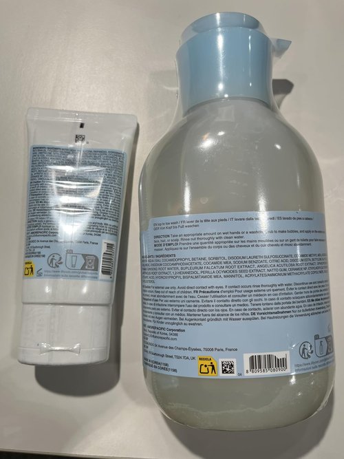 Illiyoon ATO Top To Toe Wash 16.9 Fl Oz - Gentle Hydrating Cleanser with ATO Lotion 2.29 Fl Oz